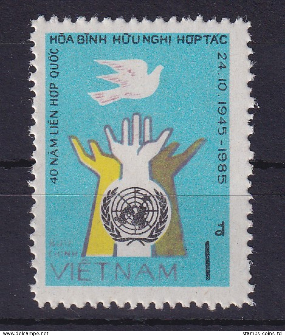 Vietnam 1986 Vereinte Nationen Mi.-Nr. 1656 Postfrisch Ohne Gummierung (*) - Vietnam