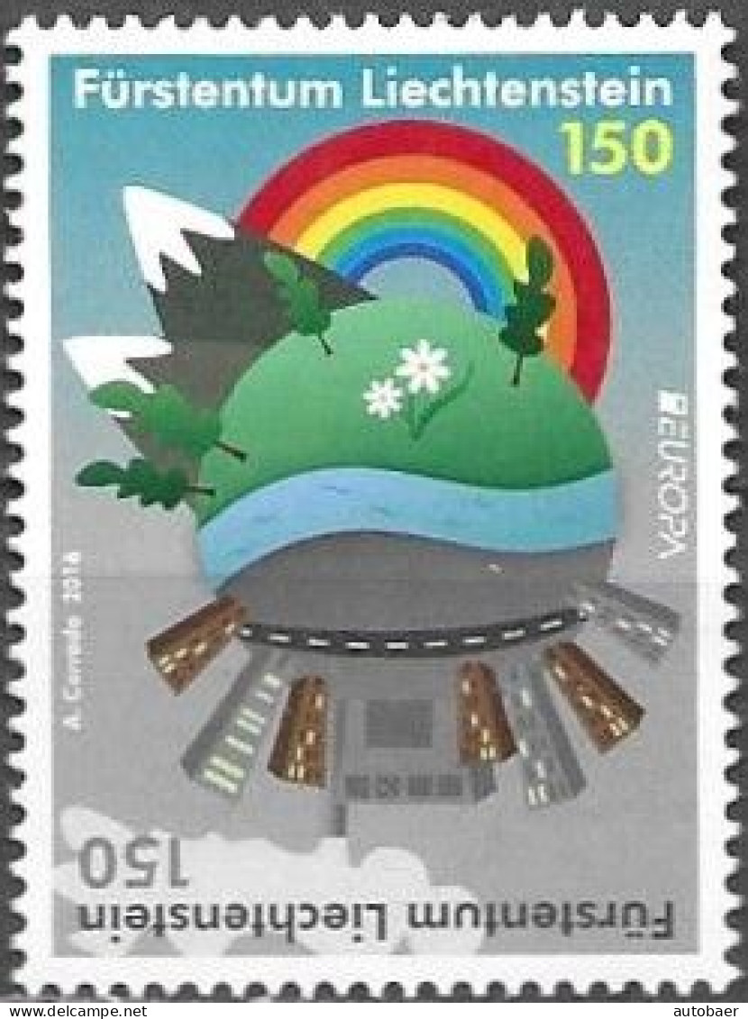 Liechtenstein 2016 Europa Cept Think Green 1v Mi No. 1790 ** MNH Neuf Postfrisch - 2016