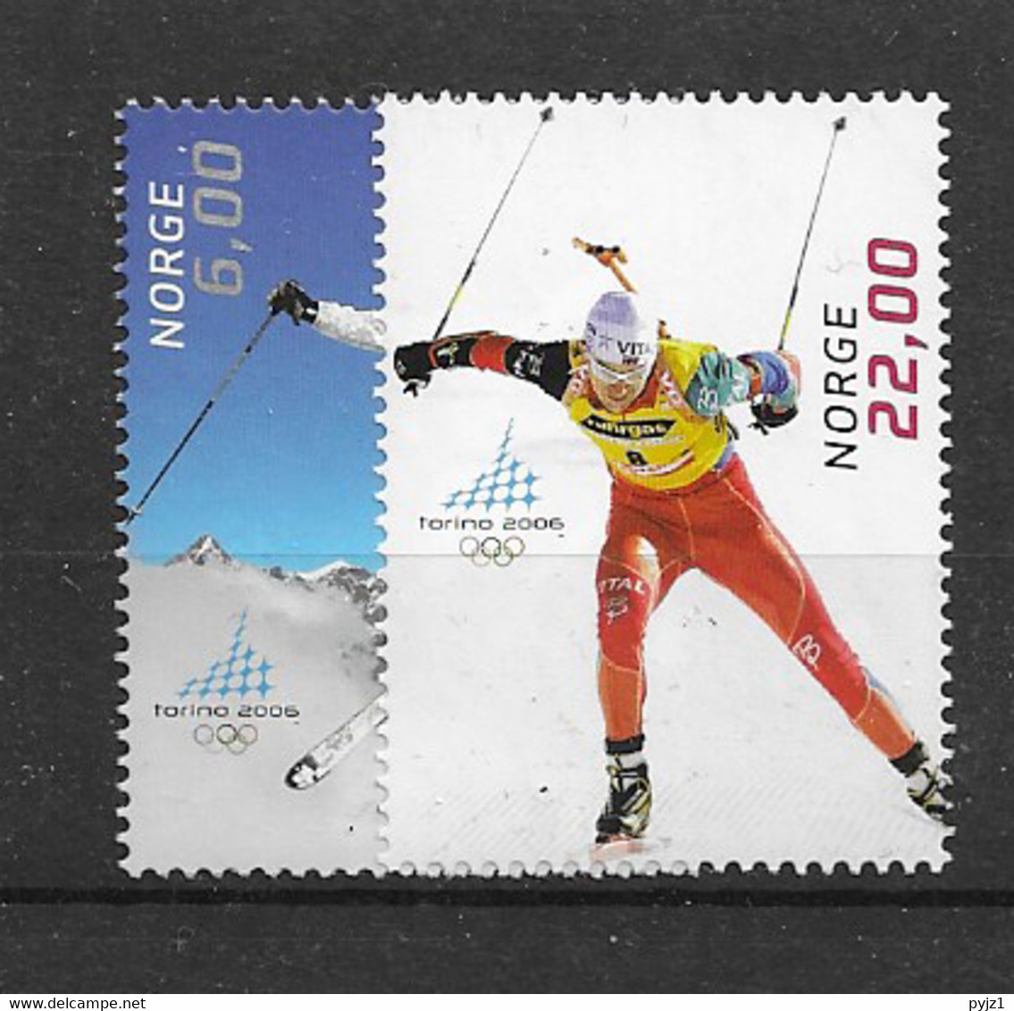 2006 MNH Norway, Mi 1561-62 Postfris** - Neufs