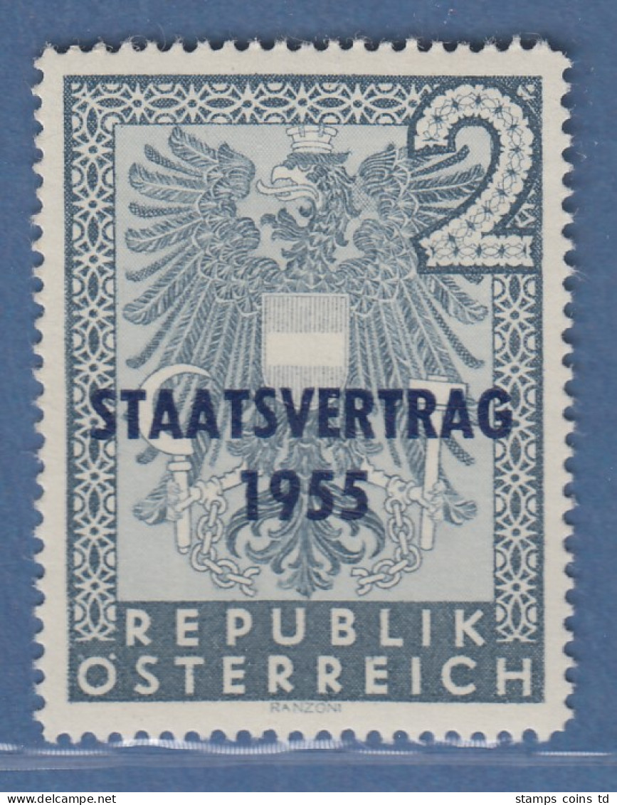 Österreich 1955 Sondermarke Staatsvertrag Mi.-Nr. 1017 - Nuovi