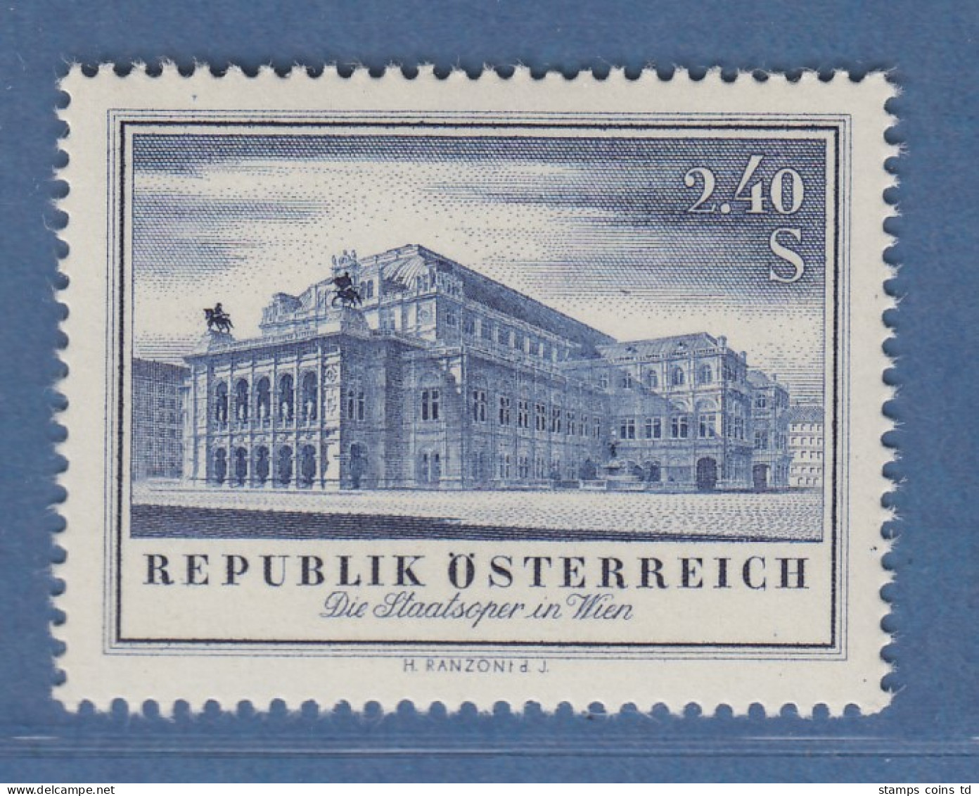 Österreich 1955 Sondermarke Wiedereröffnung Der Staatsoper Mi.-Nr. 1021 - Unused Stamps