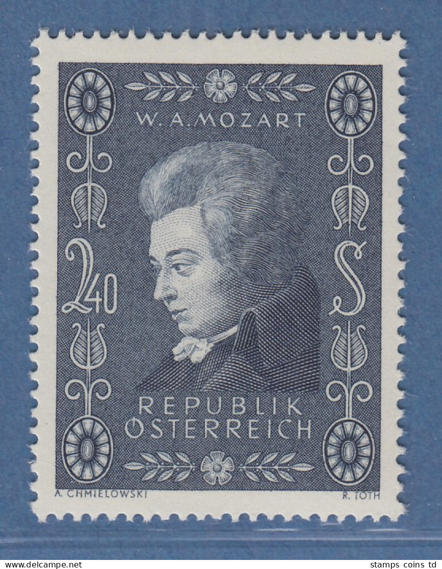 Österreich 1956 Sondermarke 200 Geburtstag Von Mozart Mi.-Nr. 1024 - Nuovi