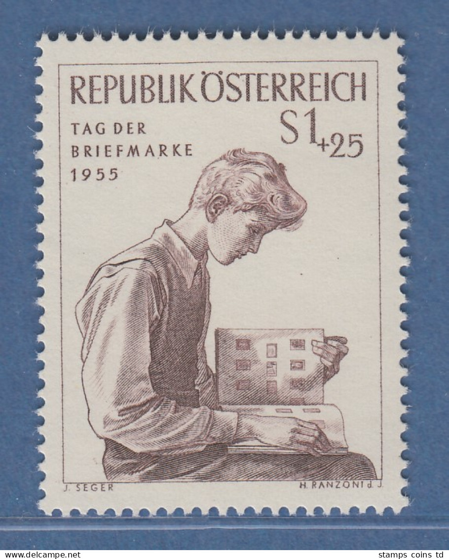 Österreich 1955 Sondermarke Tag Der Briefmarke Mi.-Nr. 1023 - Ungebraucht