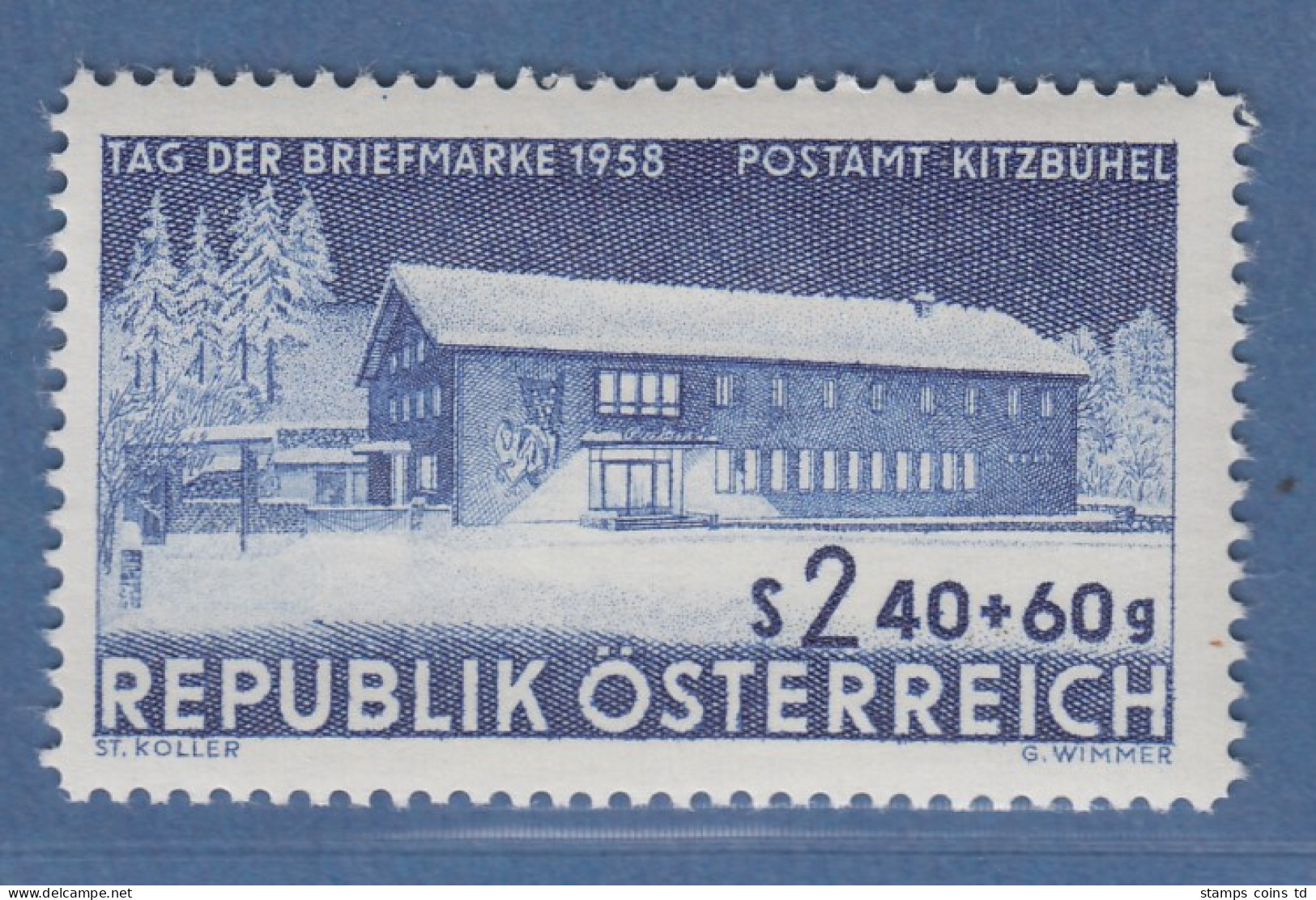 Österreich 1958 Sondermarke Tag Der Briefmarke Mi.-Nr. 1058 - Ongebruikt