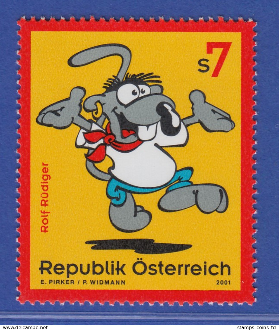 Österreich 2001 Sondermarke Kinderfernsehen Comic Rolf Rüdiger Mi.-Nr. 2341 - Neufs