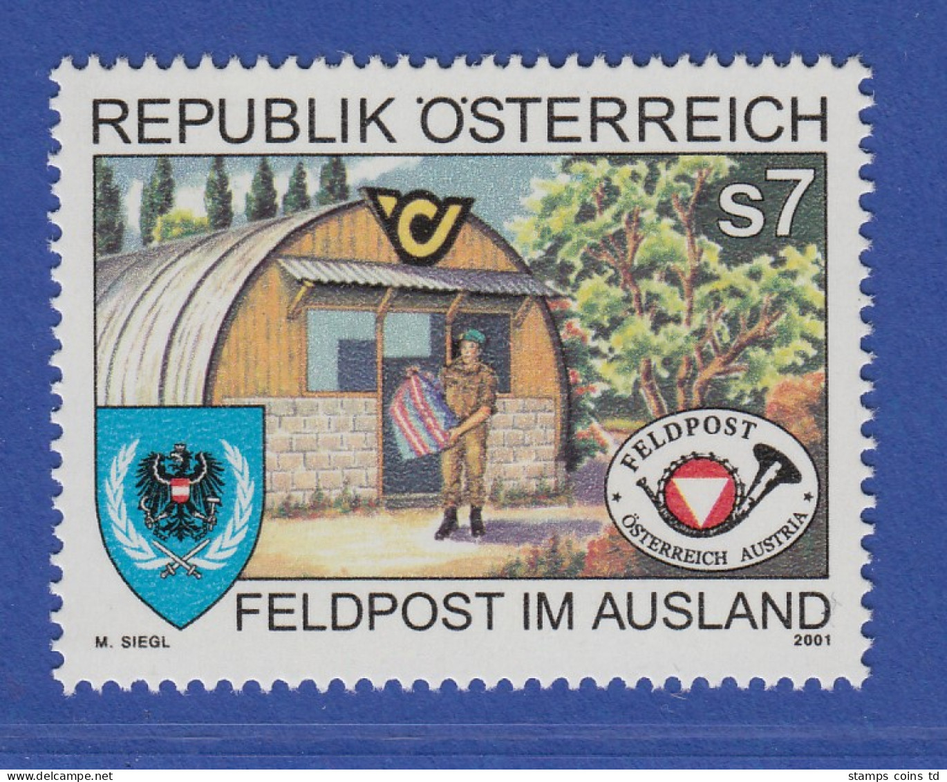 Österreich 2001 Sondermarke Feldpost Im Ausland, Famagusta Zypern  Mi.-Nr. 2350 - Neufs