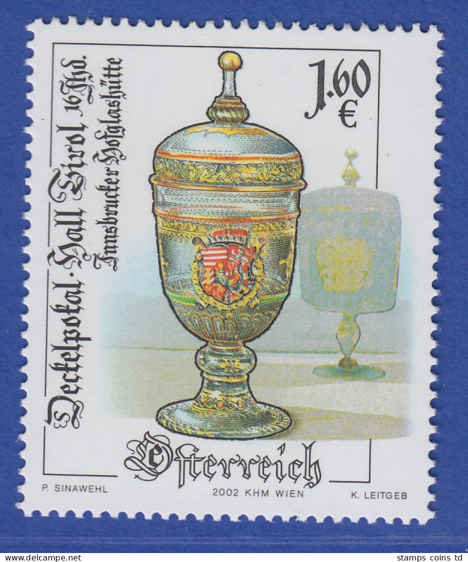 Österreich 2002 Sondermarke Altes Kunsthandwerk Deckelpokal Mi.-Nr. 2387 - Neufs