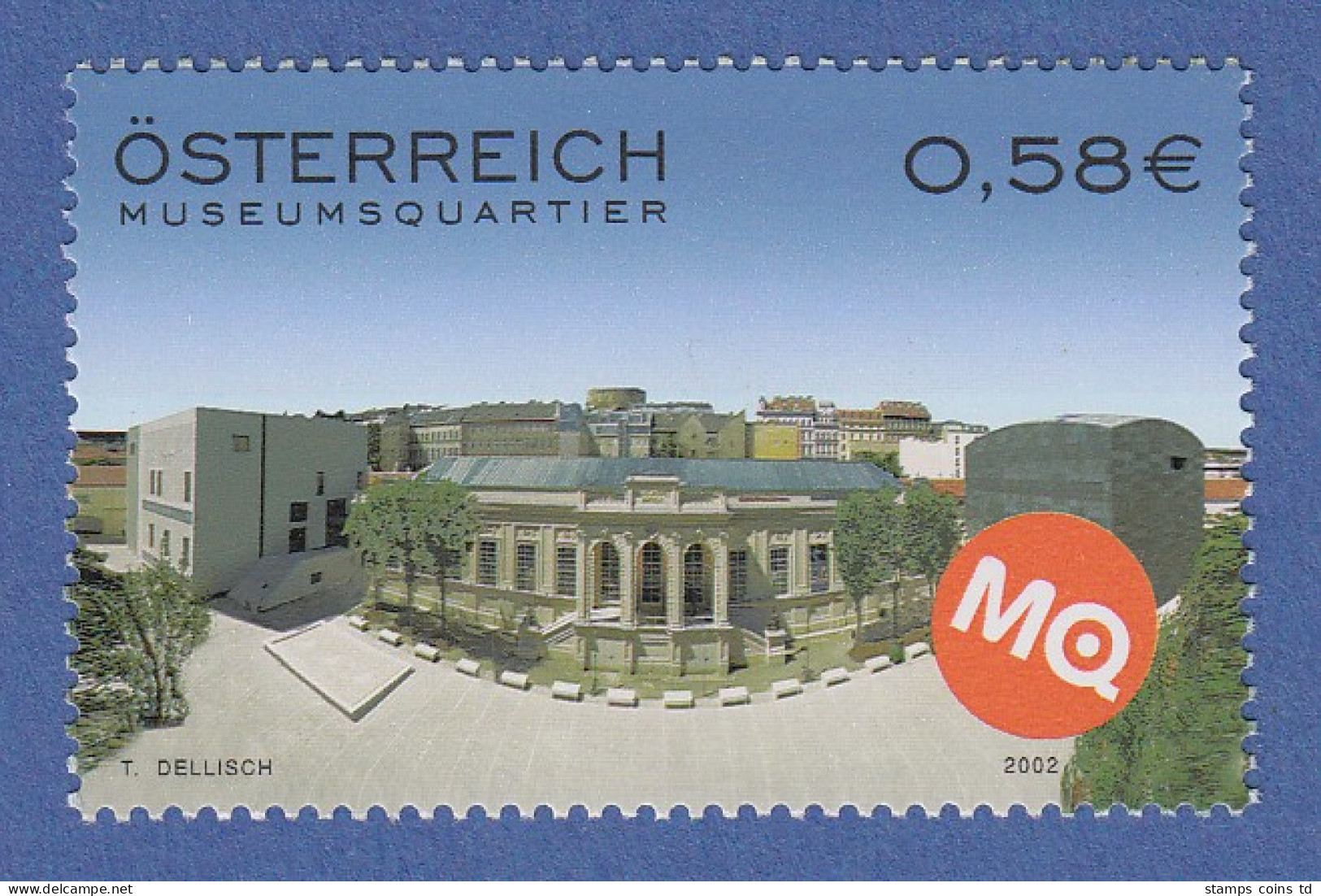 Österreich 2002 Sondermarke Museumsviertel Wien Mi.-Nr. 2388 - Neufs