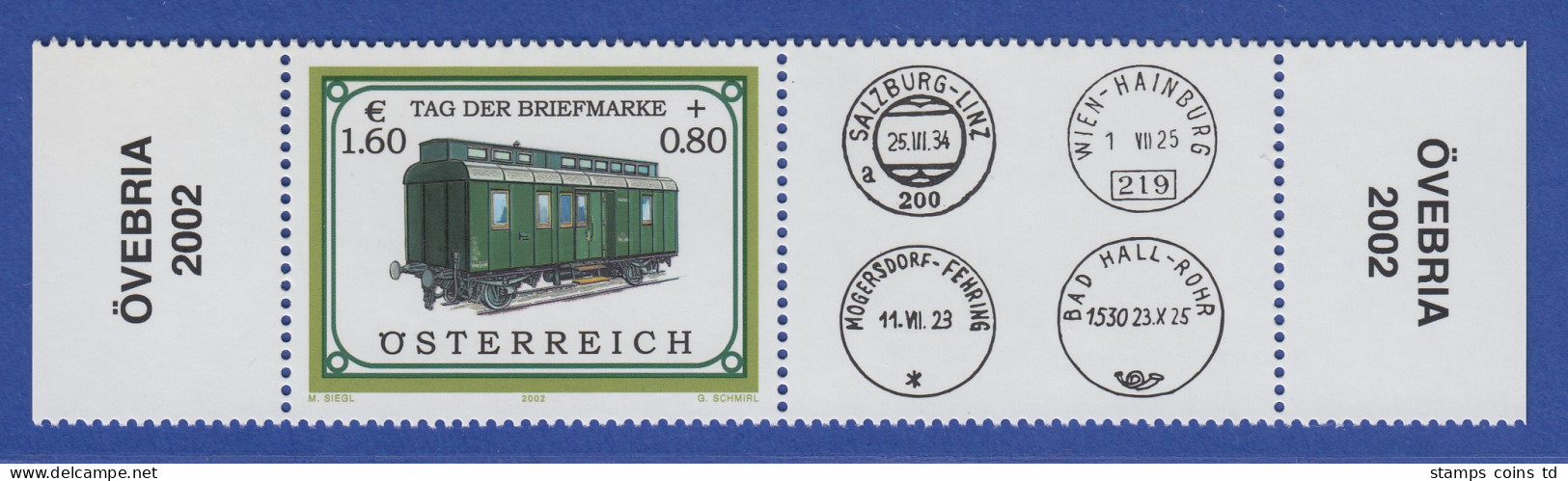 Österreich 2002 Sondermarke Tag Der Briefmarke Bahnpostwagen Mi.-Nr. 2380 - Neufs