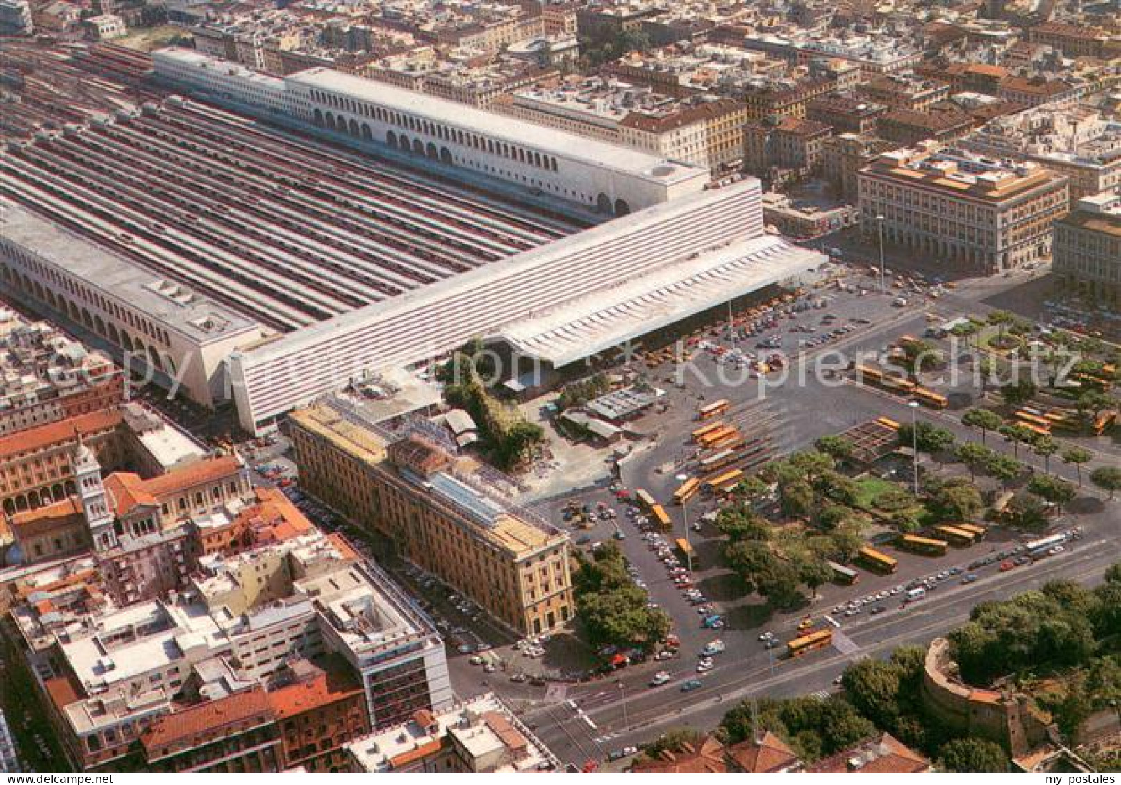 73754034 Roma Rom Stazione Termini Fliegeraufnahme Roma Rom - Sonstige & Ohne Zuordnung