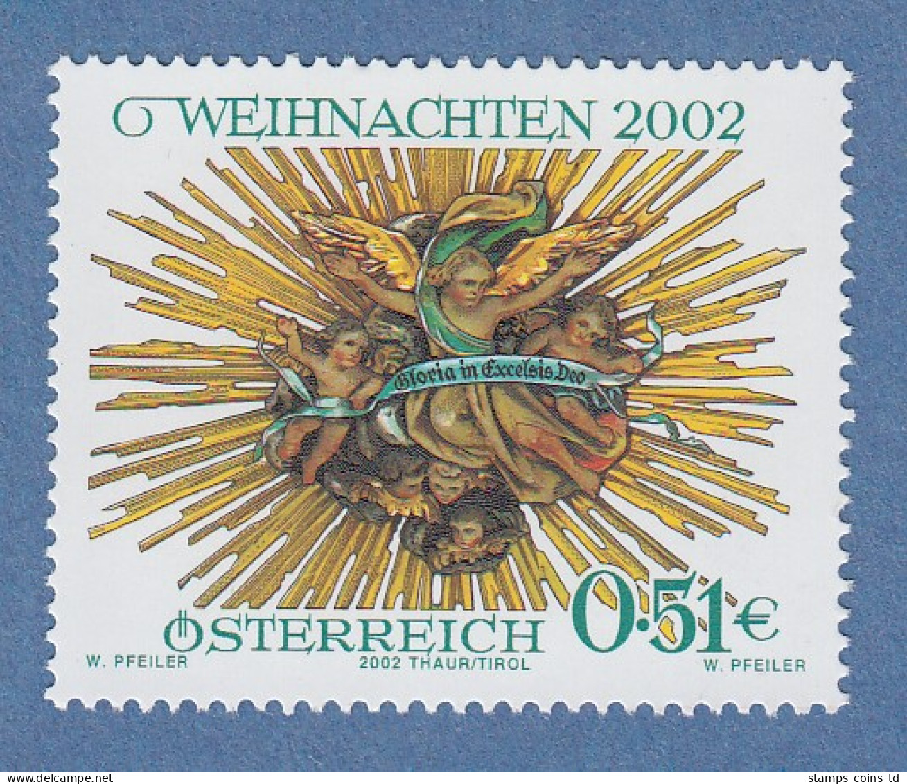 Österreich 2002 Sondermarke Weihnachten Mi.-Nr. 2401 - Neufs
