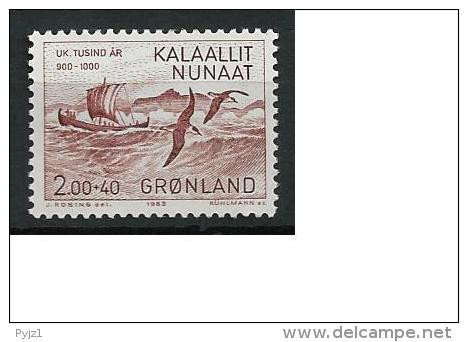 1982 MNH Greenland, Mi 137 Postfris - Ungebraucht