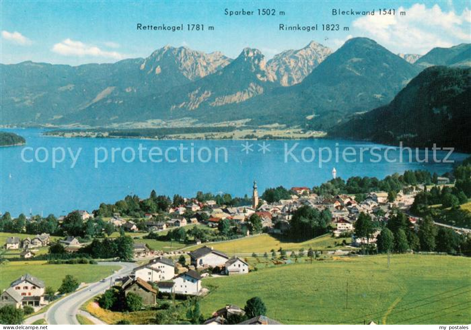 73754032 St Gilgen Wolfgangsee Fliegeraufnahme St Gilgen Wolfgangsee - Autres & Non Classés