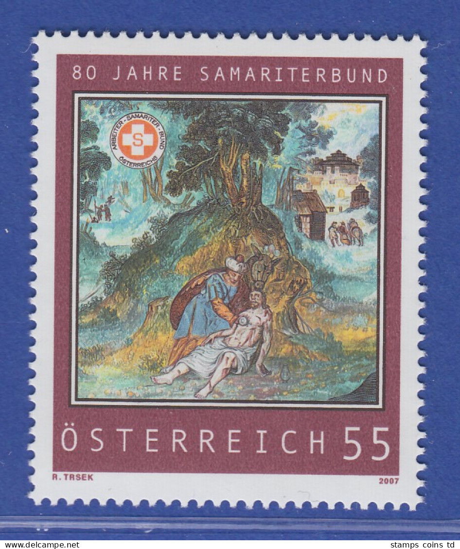 Österreich 2007 Sondermarke 80 Jahre Arbeiter-Samariter-Bund  Mi.-Nr. 2653 - Nuevos