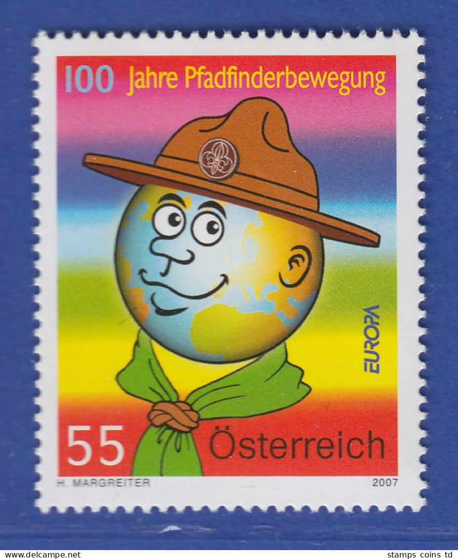 Österreich 2007 Sondermarke 100 Jahre Pfadfinderbewegung Mi.-Nr. 2671 - Ongebruikt