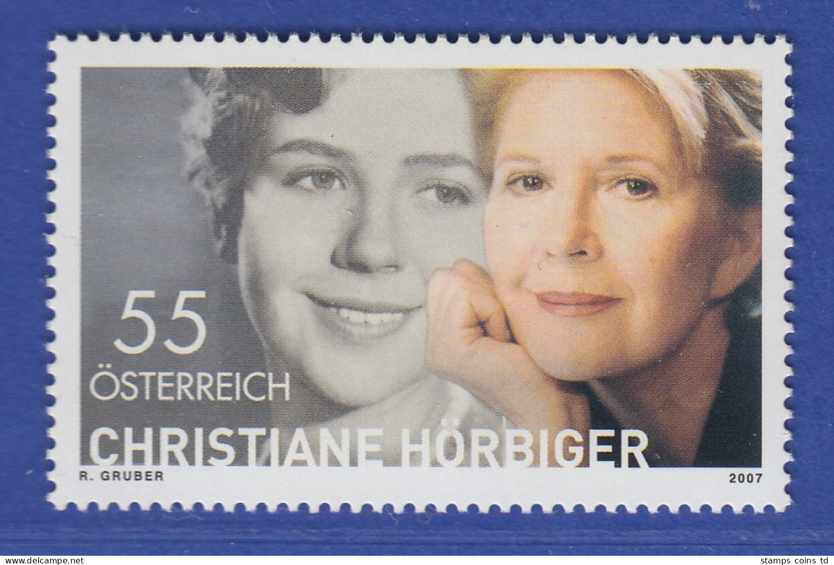 Österreich 2007 Sondermarke Christiane Hörbiger Schauspielerin  Mi.-Nr. 2690 - Unused Stamps