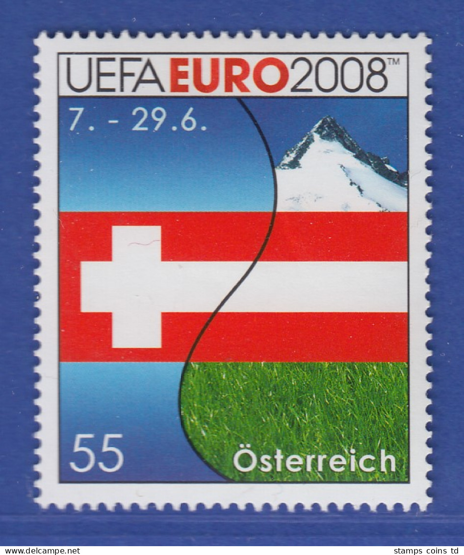 Österreich 2008 Sondermarke Fußball-EM AU Und CH Großglockner  Mi.-Nr. 2726 - Neufs