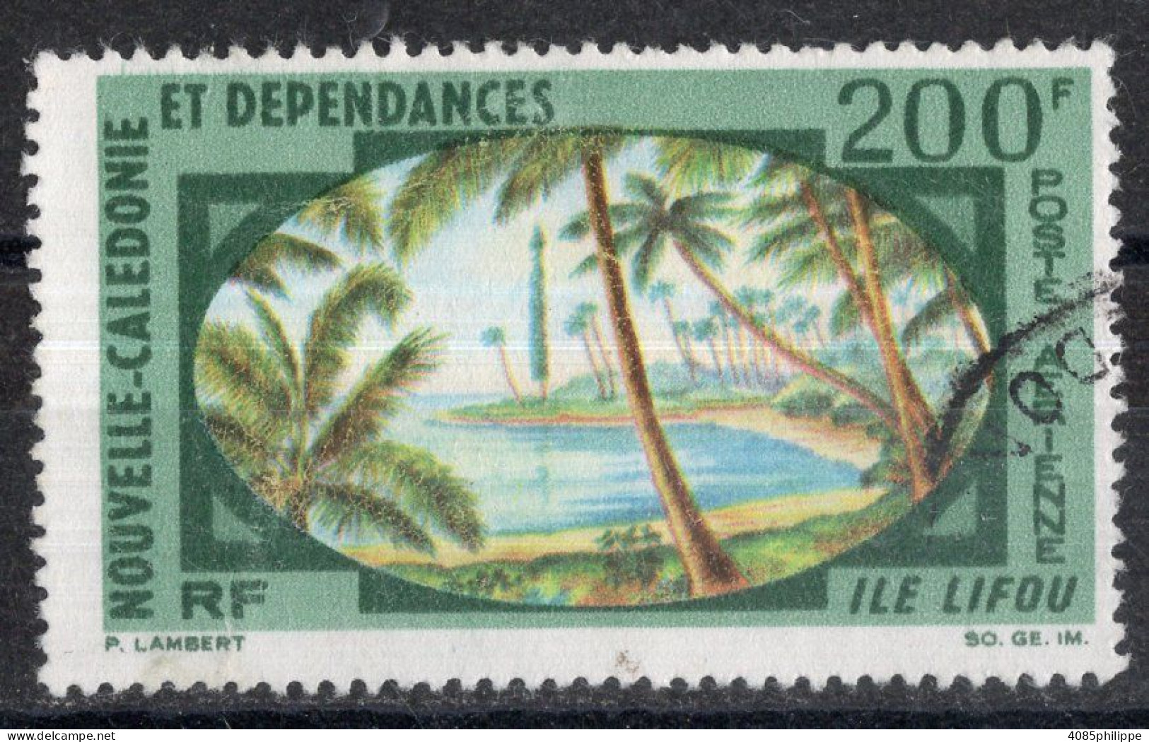 Nvelle CALEDONIE Timbre-Poste Aérienne N°97 Oblitéré TB Cote : 9€20 - Usados