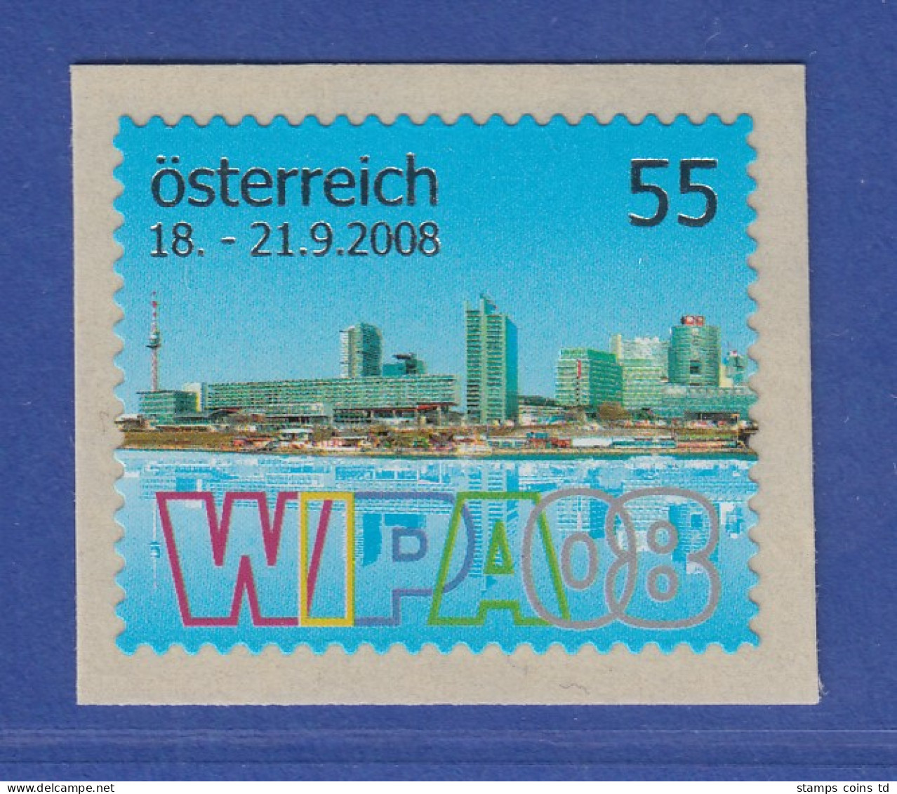 Österreich 2008 Sondermarke WIPA `08 Donau City  Mi.-Nr. 2761 - Unused Stamps