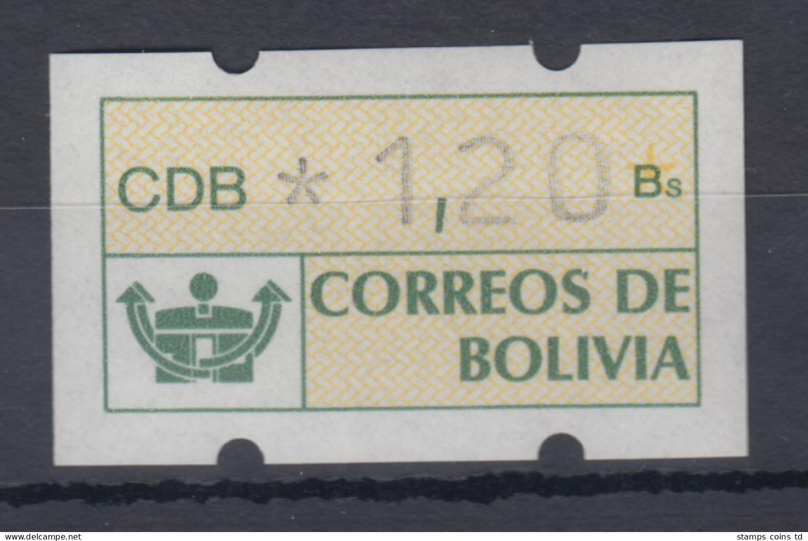 Bolivien / Bolivia ATM Wert 120 **  - Bolivien