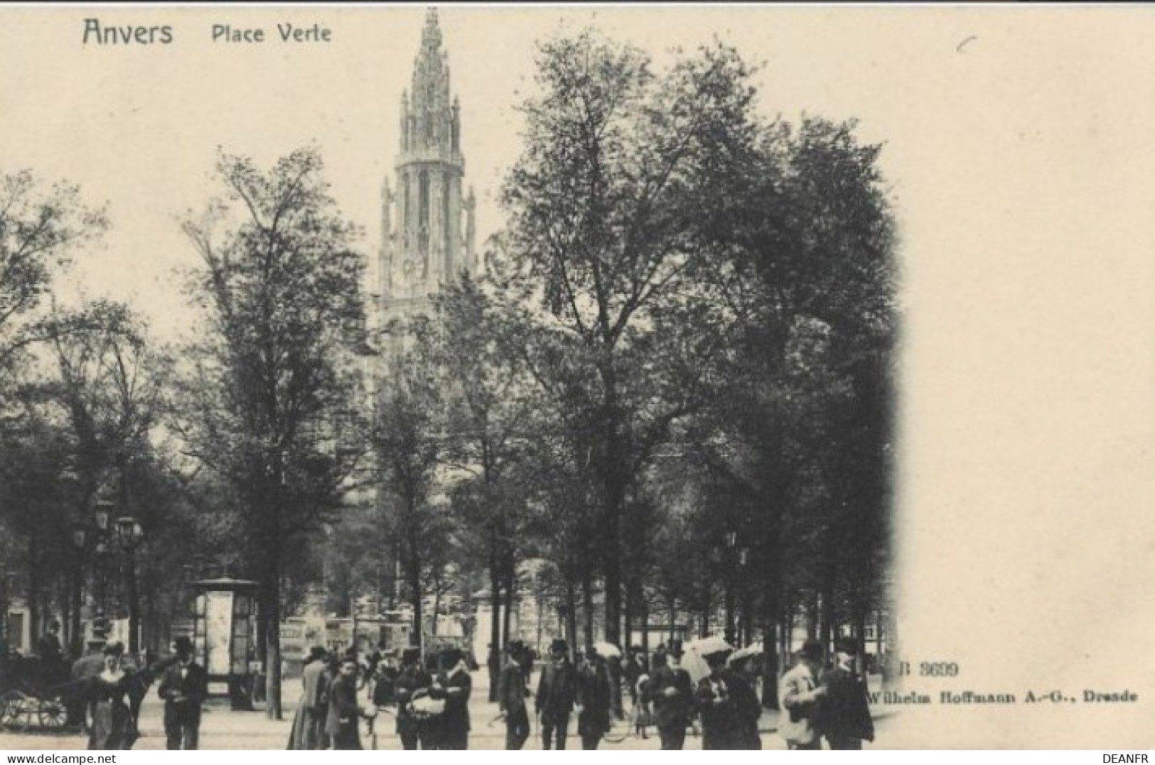 ANVERS : Place Verte. Carte Impeccable. - Antwerpen
