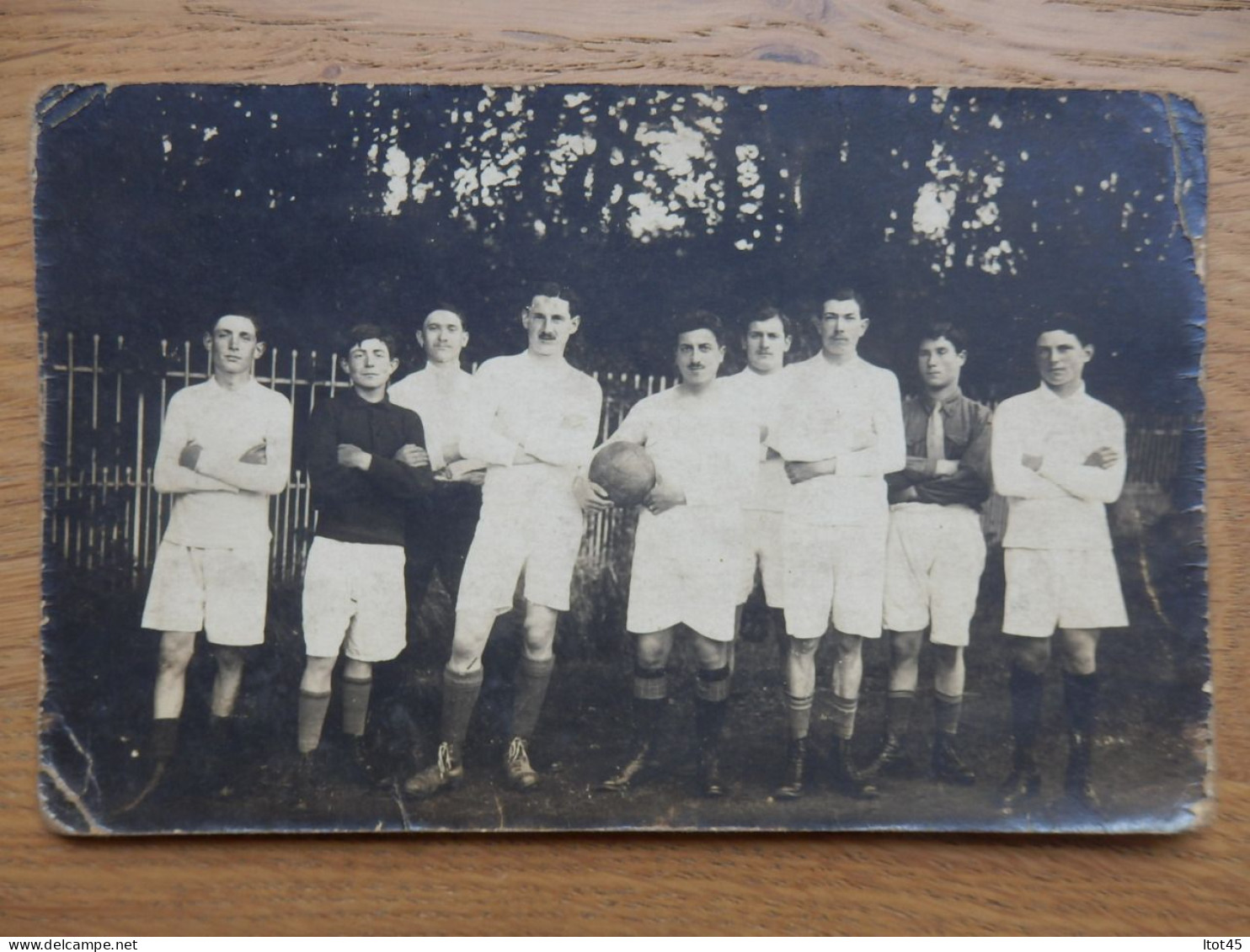 CPA PHOTO JOUEURS DE FOOTBALL - Fussball