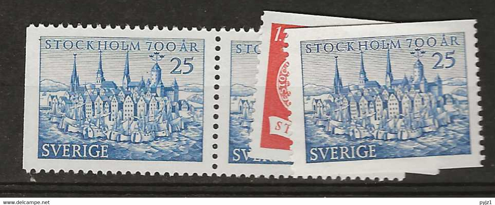1953 MNH Sweden Mi 383-84  Postfris** - Ungebraucht