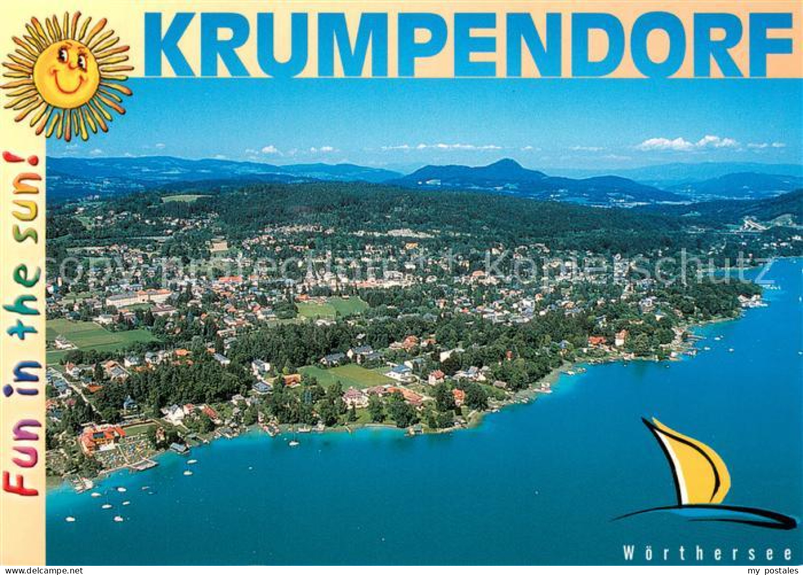 73754006 Krumpendorf Woerthersee Fliegeraufnahme Krumpendorf Woerthersee - Andere & Zonder Classificatie