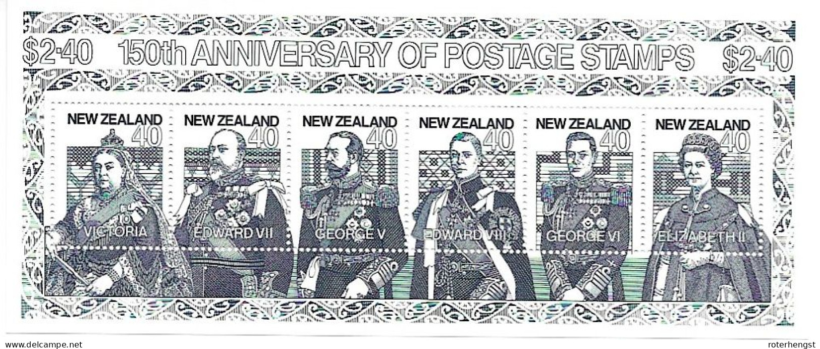 New Zealand Mnh ** Sheet 1990 6 Euros - Blocchi & Foglietti