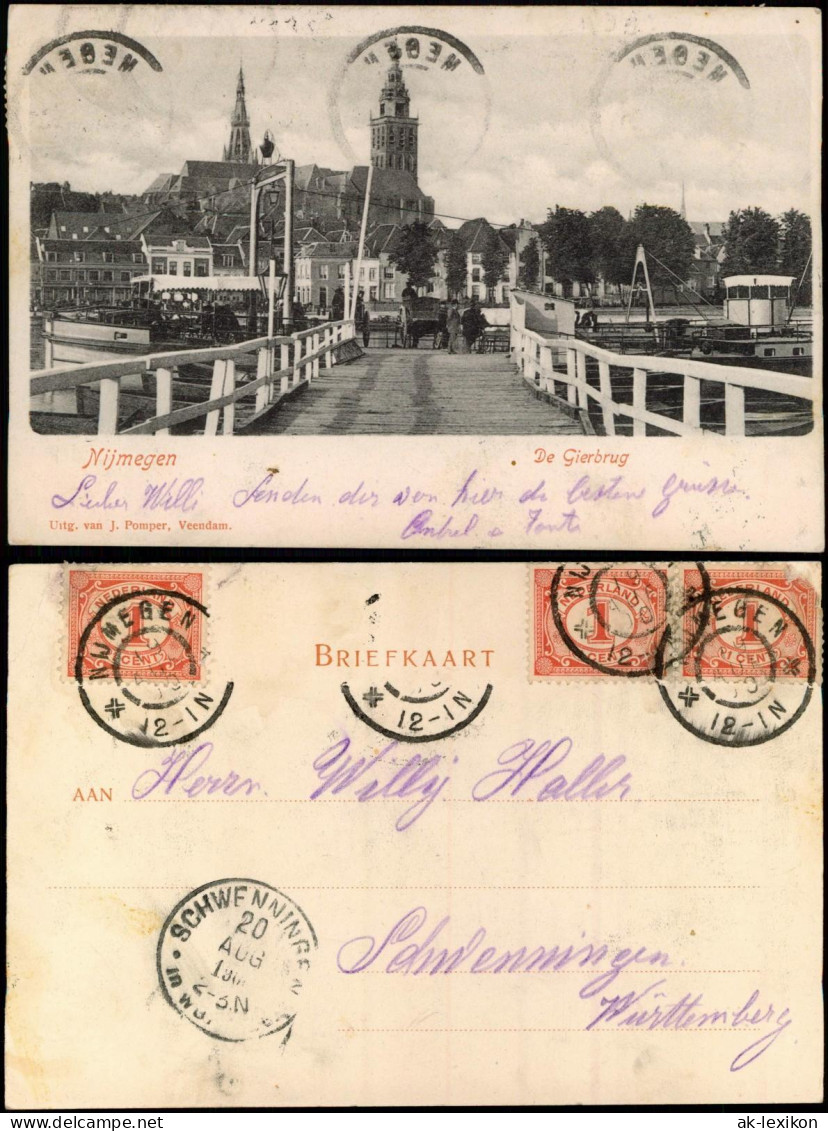 Postkaart Nimwegen Nijmegen De Gierburg 1905 - Nijmegen