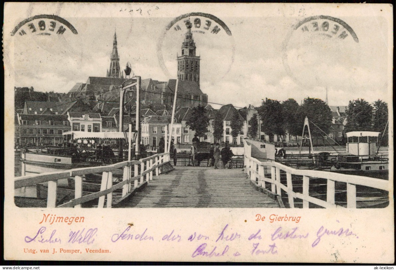 Postkaart Nimwegen Nijmegen De Gierburg 1905 - Nijmegen
