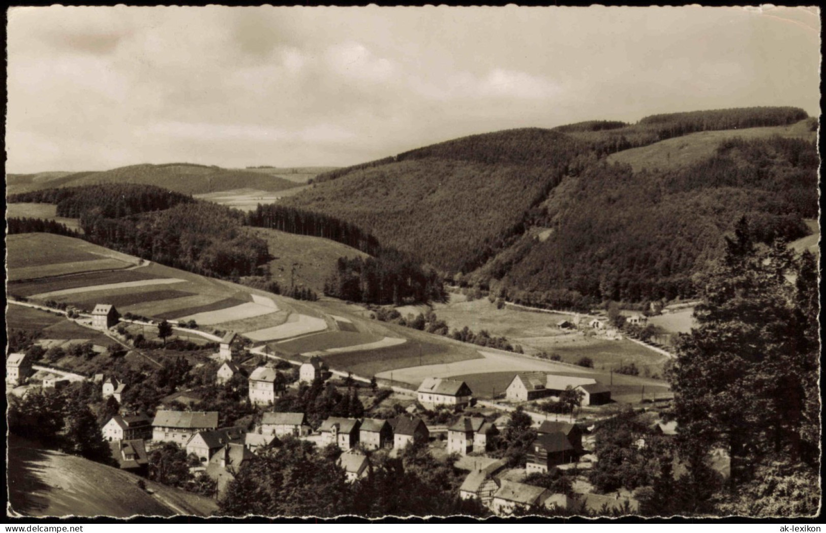 Ansichtskarte Schwalefeld-Willingen (Upland) Panorama-Ansicht 1963 - Andere & Zonder Classificatie