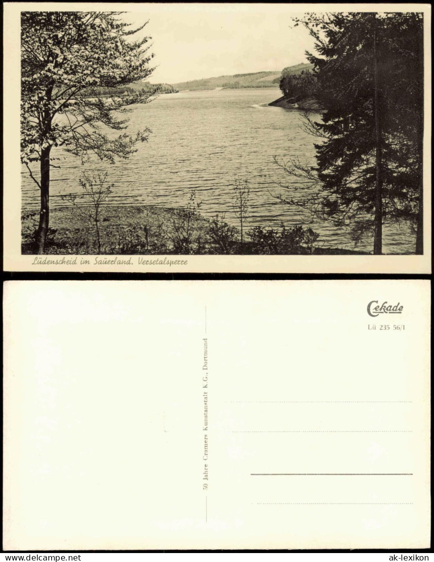 Ansichtskarte Lüdenscheid Panorama-Ansichten 1955 - Luedenscheid