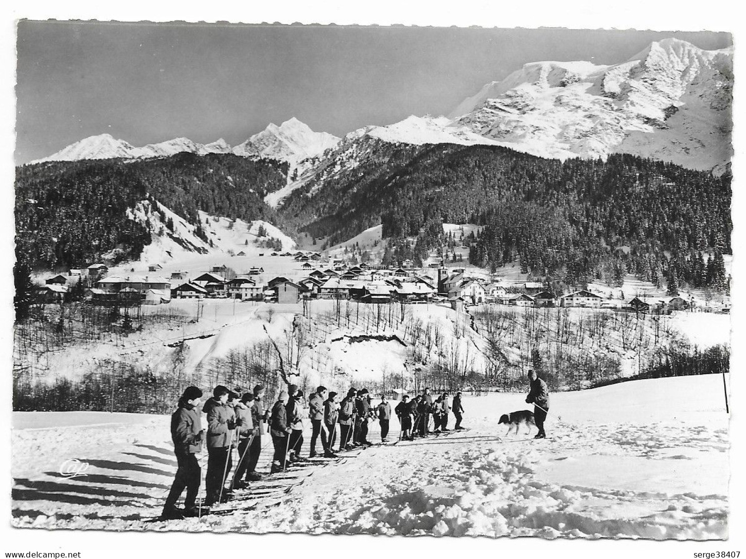 Les Contamines Montjoie - Skieurs - Vue Générale - N° 2005  # 2-23/11 - Les Contamines-Montjoie