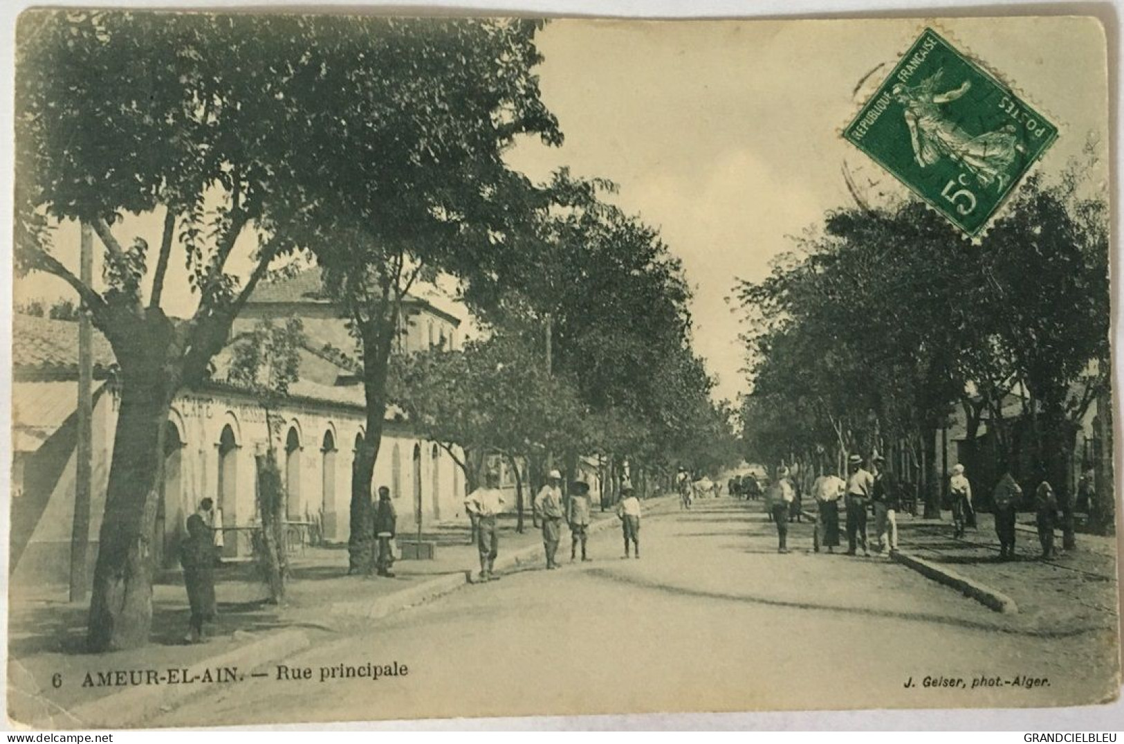 AMEUR EL AIN . RUE PRINCIPALE.ALGERIE - Otros & Sin Clasificación