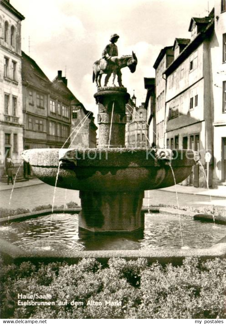 73753984 Halle Saale Eselsbrunnen Auf Dem Alten Markt Halle Saale - Halle (Saale)