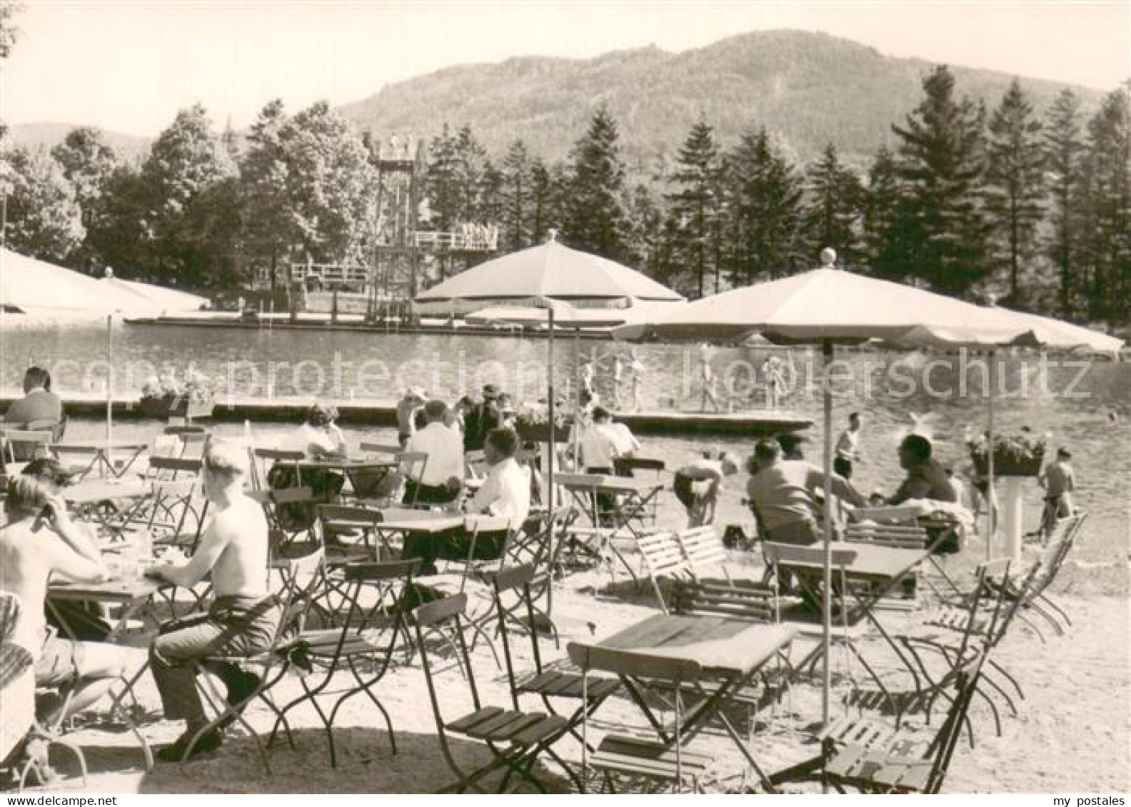 73753968 Olbersdorf Sachsen Freibad Terrasse Olbersdorf Sachsen - Autres & Non Classés