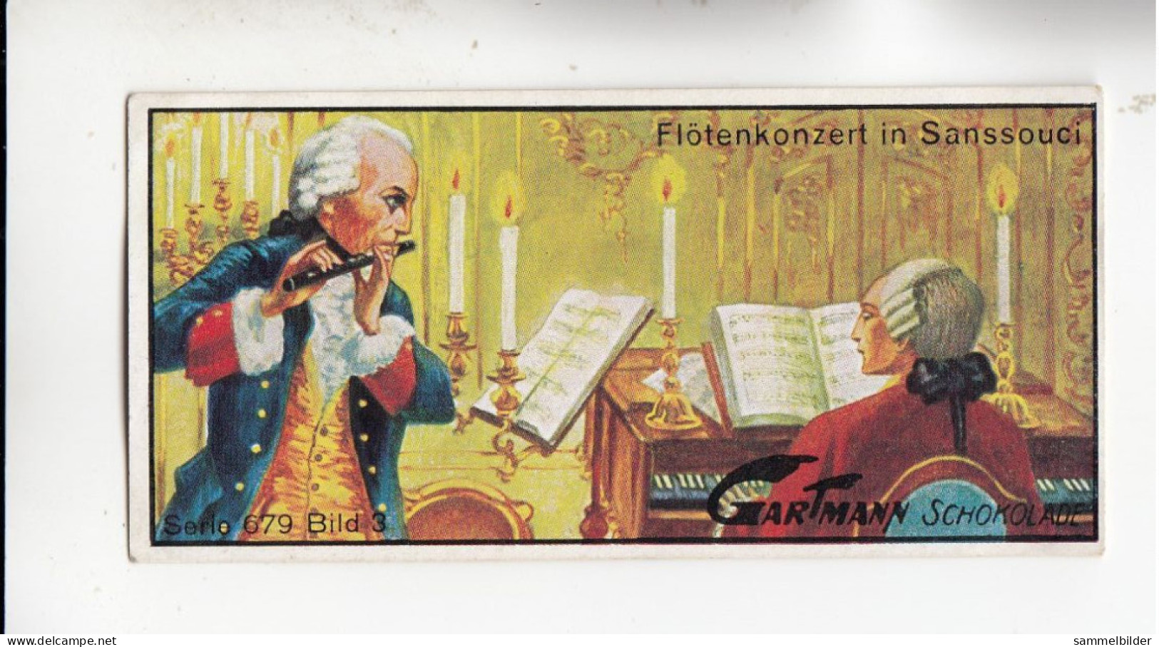 Gartmann Licht Flötenkonzert In Sanssouci     Serie 679 #3  Von 1927 - Sonstige & Ohne Zuordnung