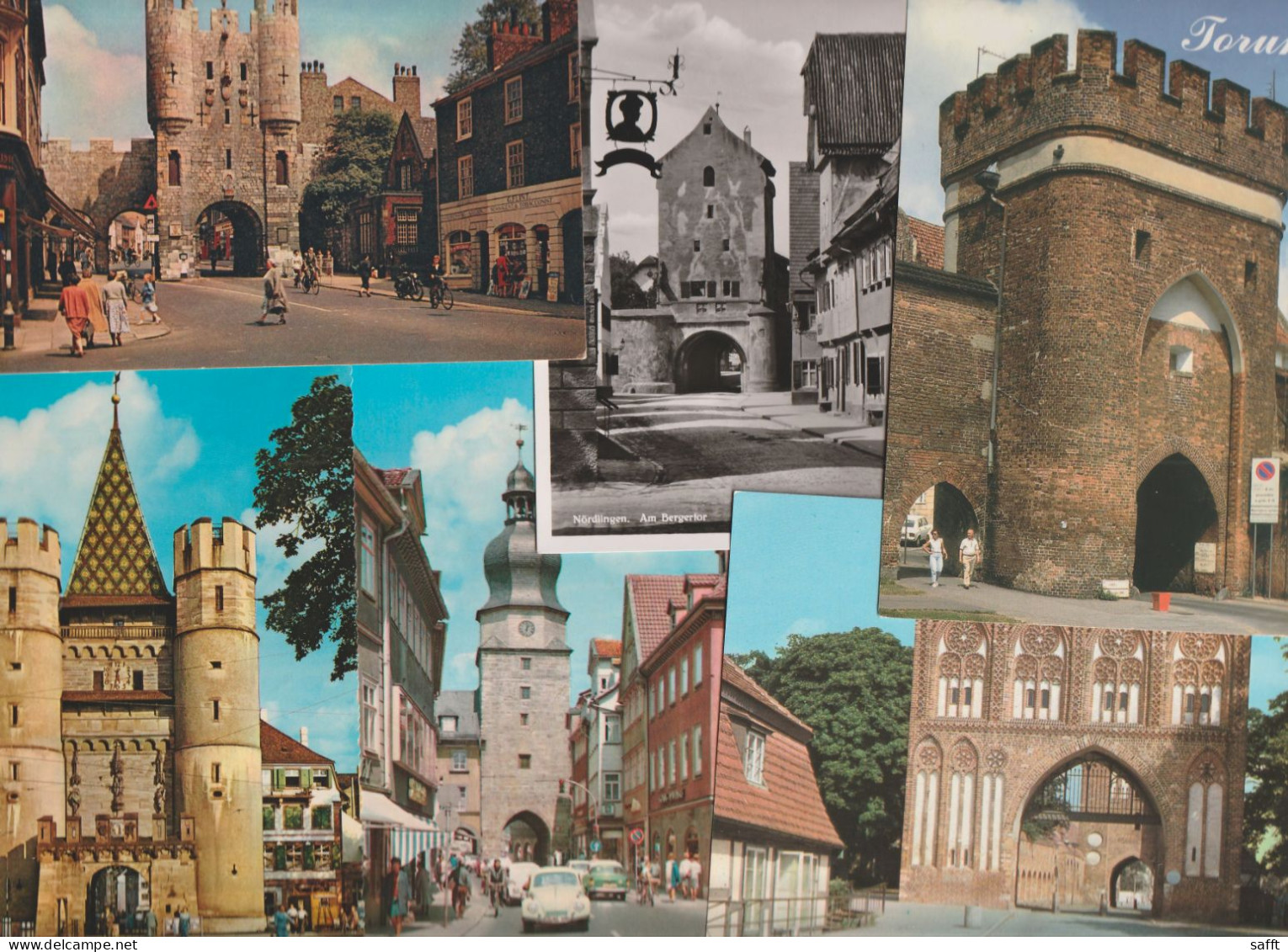 Lot Mit 34 Ansichtskarten Motiv Stadttor, In- Und Ausland - 5 - 99 Postcards