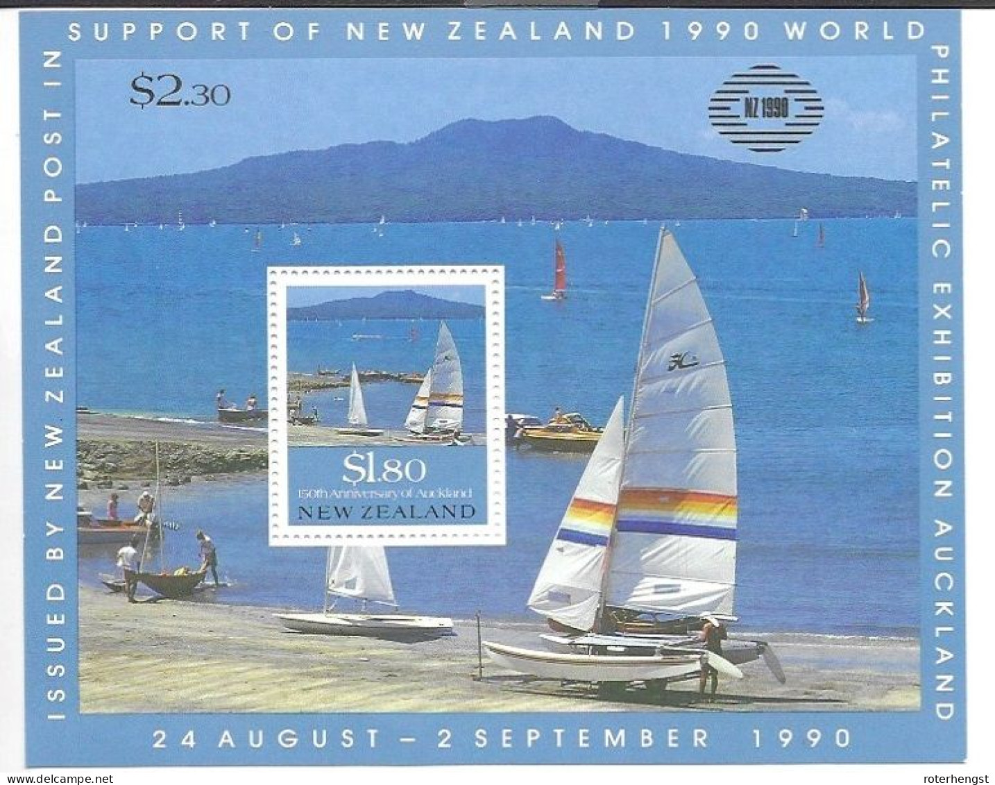 New Zealand Mnh ** Sheet 1990 3,5 Euros - Blocks & Sheetlets