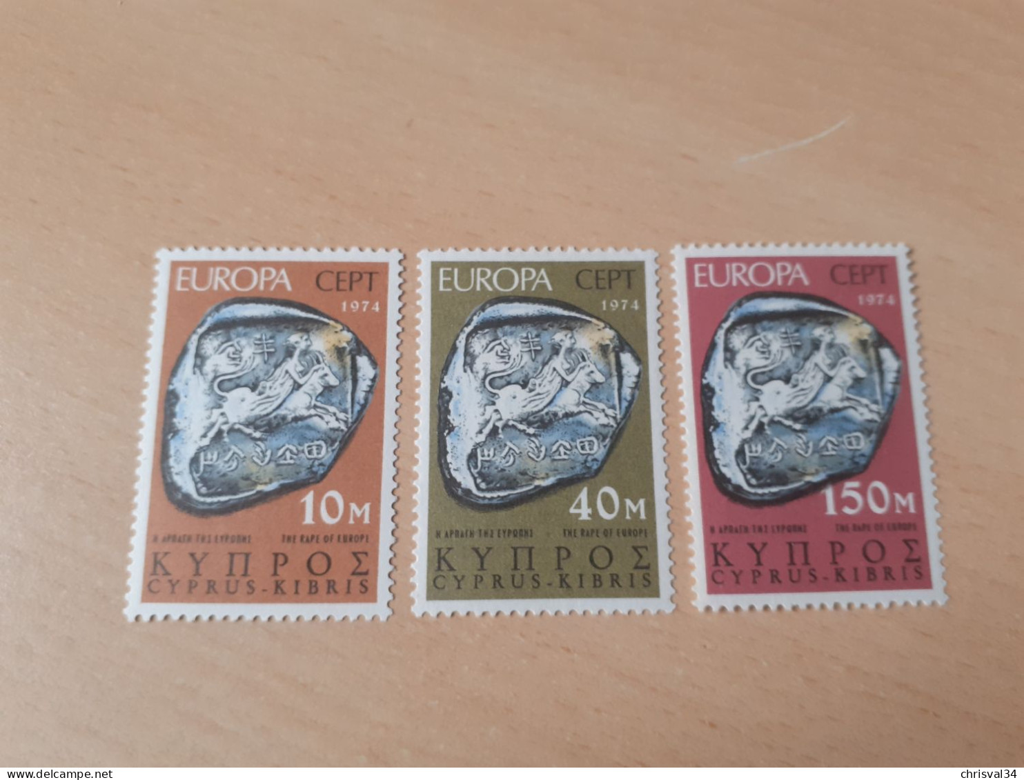 TIMBRES   CHYPRE   ANNEE   1974   N  401  A  403   COTE  5,00  EUROS   NEUFS  LUXE** - Ungebraucht