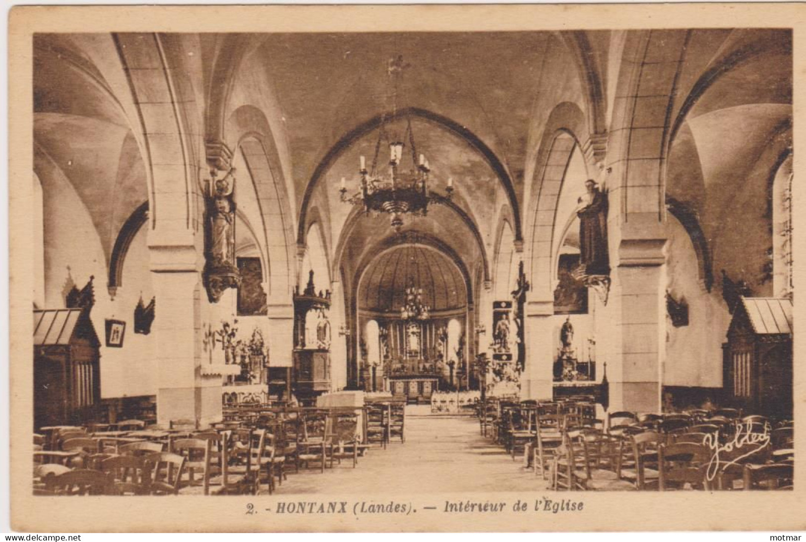 Hontanx, Intérieur De L'église - Other & Unclassified