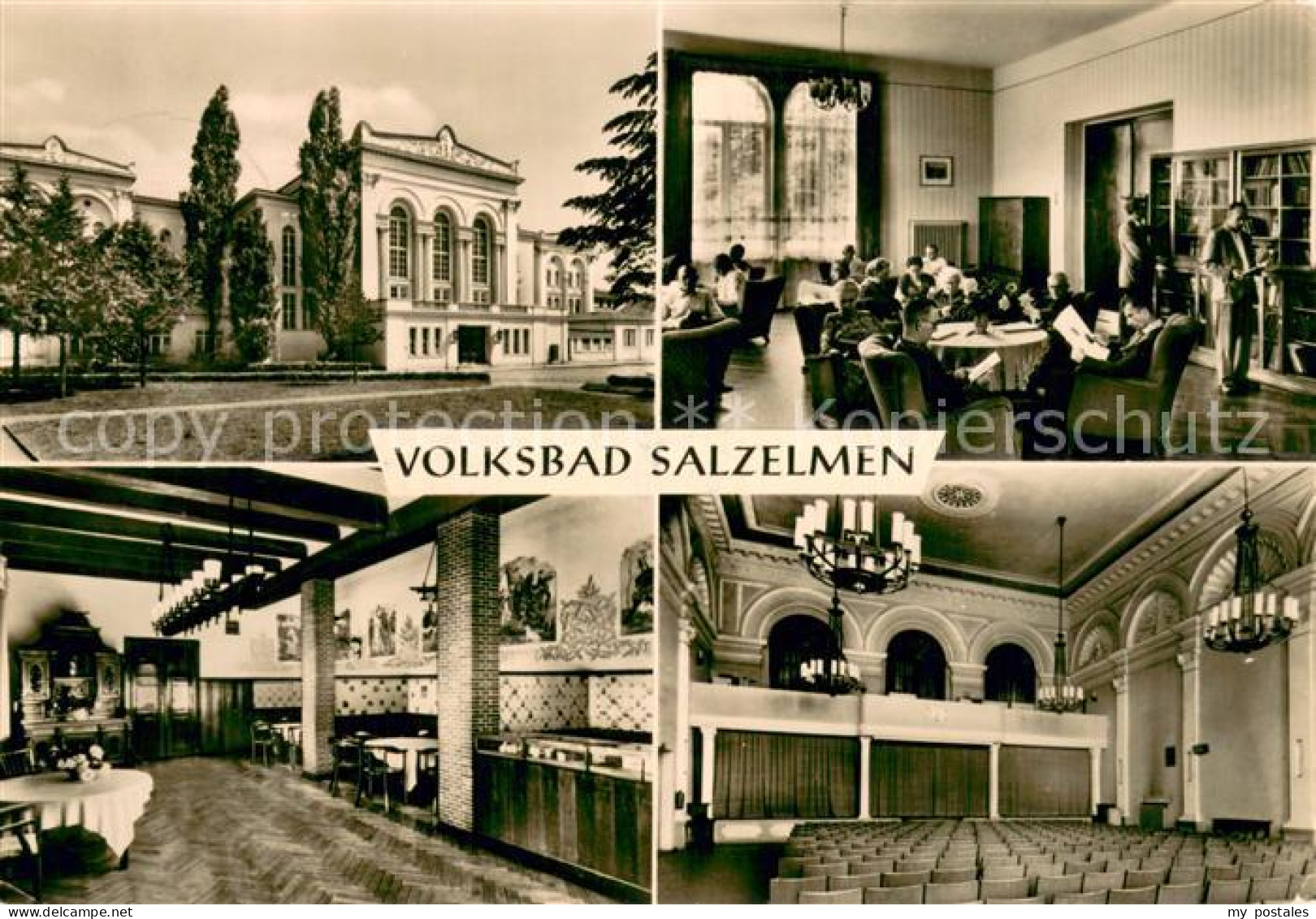 73753914 Bad Salzelmen Volksbad Kurhaus Lesezimmer Jagdzimmer Festsaal Bad Salze - Schoenebeck (Elbe)