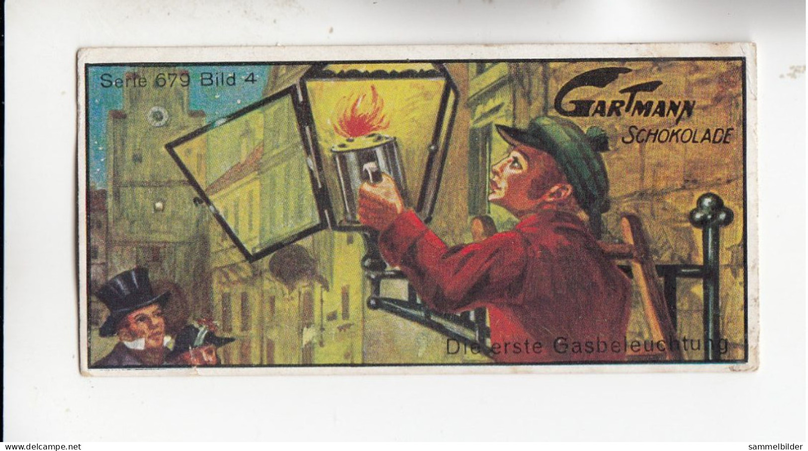 Gartmann Licht  Die Erste Gasbeleuchtung   Serie 679 #4  Von 1927 - Altri & Non Classificati