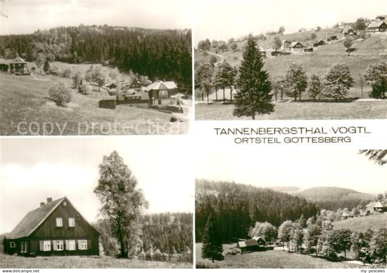 73753896 Gottesberg Tannenbergsthal Panorama Wohnhaus Gottesberg - Other & Unclassified