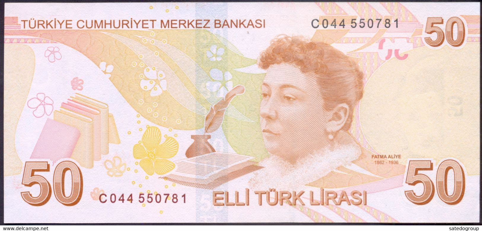 Turkey 50 Lirasi 2009 UNC P- 225c - Turquia