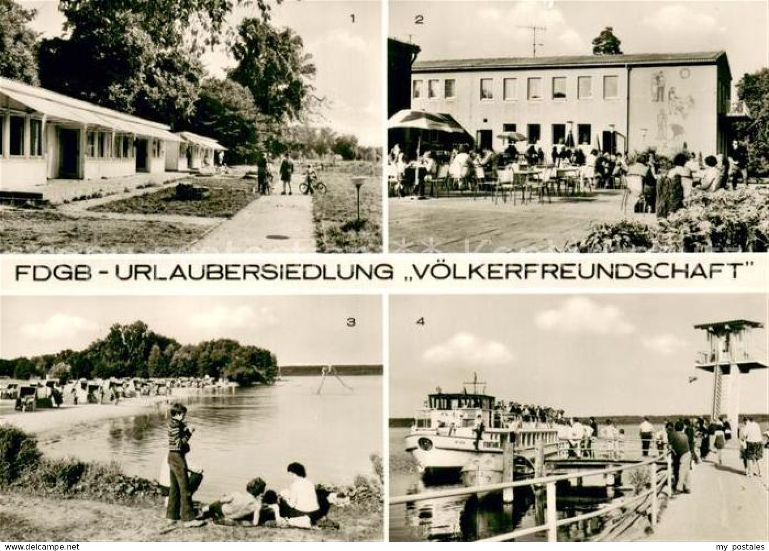 73753884 Klink Waren FDGB Urlaubersiedlung Voelkerfreundschaft Bungalows Klubhau - Otros & Sin Clasificación