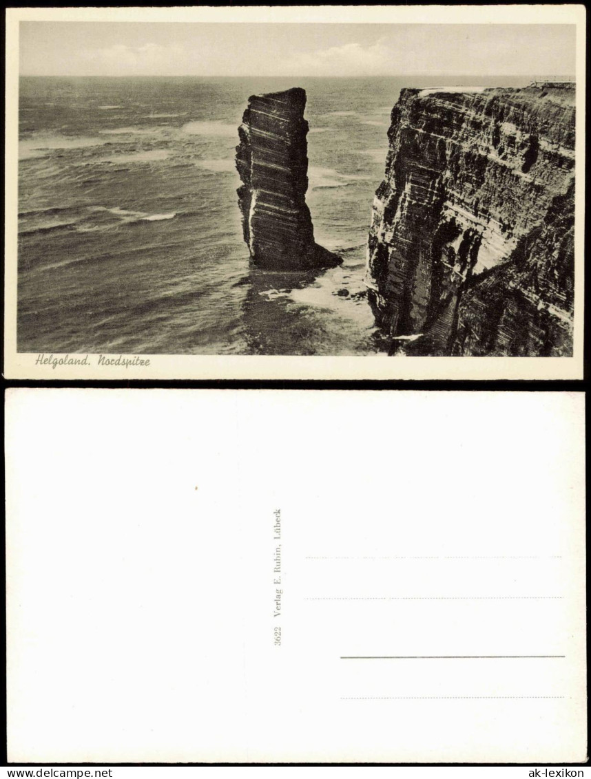 Ansichtskarte Helgoland (Insel) Nordspitze 1954 - Andere & Zonder Classificatie