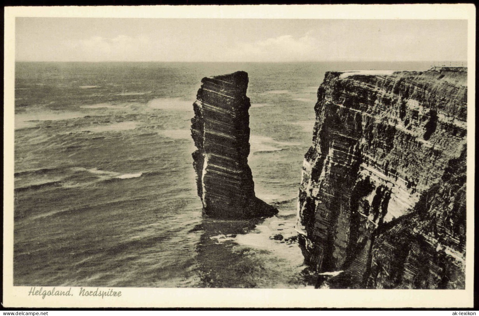 Ansichtskarte Helgoland (Insel) Nordspitze 1954 - Andere & Zonder Classificatie