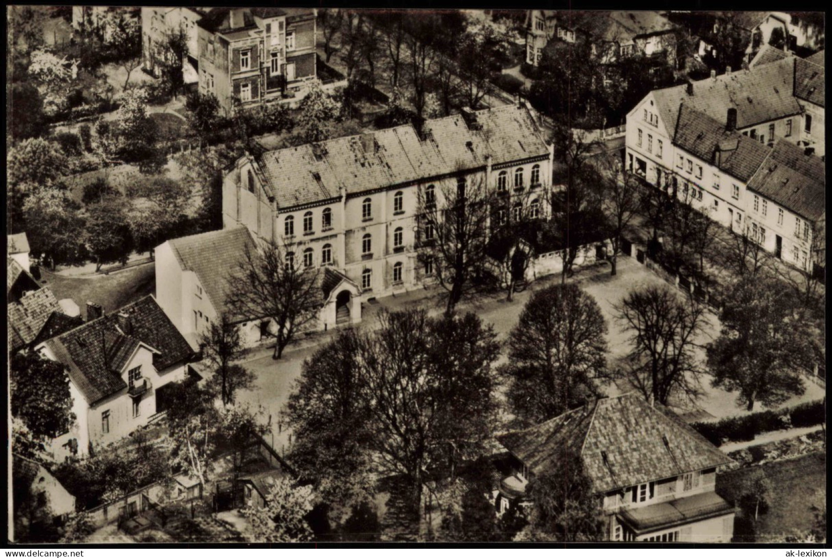 Ansichtskarte  Luftbilder / Überflugkarte Schule Straße 1960 - Unclassified